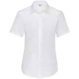 Fruit Of The Loom F16•LADIES SHORT SLEEVE OXFORD SHIRT