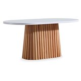 Hanah home Trpezarijski sto i stolice Pera, 170x90x75 cm, 6 stolica, Bijela | Eponuda.ba