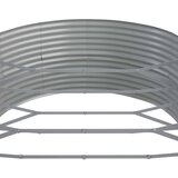  Povišena vrtna gredica od čelika 584x140x68 cm srebrna | shoptok.hr