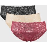 Dorina 3PACK Klasične čipkaste hlačke Lana Floral Cene