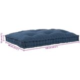  Jastučić za paletni kauč Indigo 120 x 80 x 12 cm Tkanina | shoptok.hr