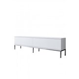 Woody Fashion TV polica Lord White Silver | Eponuda.com