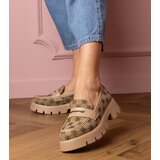 D/CEO marka niezdefiniowana Brown women's moccasins with Renos embroidery | shoptok.hr