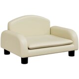  Krevet za pse krem 50x40x30 cm od umjetne kože | shoptok.hr
