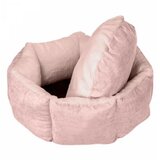 Ferribiella Ovalni krevet Soffio sivi 60cm