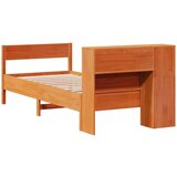 vidaXL Krevet s regalom za knjige bez madraca 100 x 200 cm od borovine | shoptok.hr