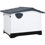  Kućica za pse siva 90,5x68x66 cm polipropilen | shoptok.hr