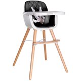 Kikka Boo hranilica woody 2in1 black ( KKB10130 ) | Eponuda.com
