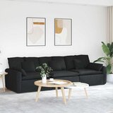  Modularna sofa s jastucima crna | shoptok.hr