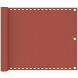 Balkonski zastor terakota 75 x 600 cm HDPE | Shoptok.si