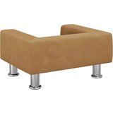  Otroški kavč rjav 50x40x26,5 cm žamet | Shoptok.si