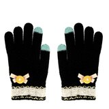  Rokavice za zaslon na dotik - črne s pentljo | Shoptok.si