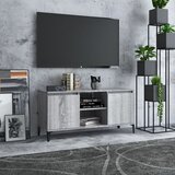 TV ormarić s metalnim nogama boja hrasta sonome 103,5x35x50 cm | shoptok.hr