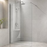 Hydra Hydrofit Tuš stena 80/200cm 8mm chrome | Eponuda.com