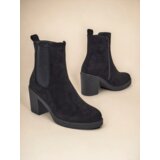 Resti Eco-suede women's ankle boots on a block heel Bregianka | Shoptok.si