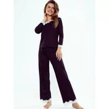 Eldar Pyjamas First Lady Arleta length/r 2XL-3XL black-ecru 099