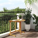 vidaXL Zložljiva balkonska miza 90x60x72 cm trden akacijev les | Shoptok.si