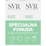 SVR Spirial Deo-krema, 2x50 ml PROMO