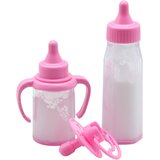  Set bočica i duda za lutke 3u1 - roza | Shoptok.si