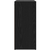 vidaXL ormar za cipele crni hrast 52.5 x 30 x 50 cm konstruirano drvo | shoptok.hr