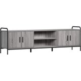  TV ormar 167 5 x 33 x 50 cm Siva Sonoma Konstruirano drvo - Siva Sonoma 167 5 x 33 x 50 cm | shoptok.hr
