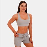 GymBeam ženski sportski grudnjak Mesh Panel Grey 66670 Cene