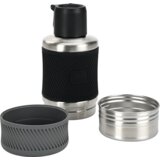 Dogs Creek potovalni set za hrano in vodo Carry jeklo, siva | Shoptok.si