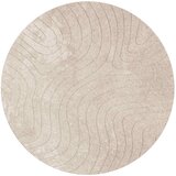  Tepisi za područja Kružni PALMERAS Bež Ø 120 CM Poliester | Eponuda.com