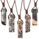 Ogrlica Colorful Stone - Smeđa / Crna KP28564 | shoptok.hr