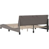  Okvir za krevet bez madraca smeđesivi 160x200 cm od tkanine - Sivo-smeđa 160 x 200 cm | shoptok.hr