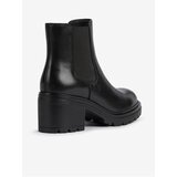 Geox Black Women's Ankle Leather Heeled Shoes - Women's | shoptok.hr