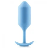 b-Vibe Analni čep - Snug Plug 3, moder