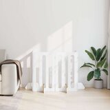  Zložljiva ograda za hišne ljubljenčke 4 pcs Visok Sijaj Bel, (5000232686) | Shoptok.si