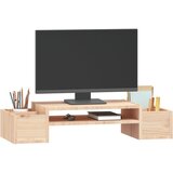 Stalak za monitor 70 x 27,5 x 15 cm od masivne borovine | shoptok.hr