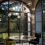Ideal Lux led luster na stalku equinoxe 12xG4/2W/230V, prečnik 124 cm, mesing/prozirno | Eponuda.com
