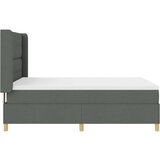 Box spring krevet Tamno siva 160 x 200 cm tkanina | shoptok.hr