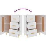  Komoda sjajna bijela 69 5x34x90 cm od konstruiranog drva | shoptok.hr