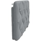 vidaXL Jastuk za uzglavlje svjetlosivi 80 cm od tkanine | shoptok.hr