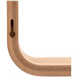 5five Zidna polica KAPTO 80x20 cm braon | Eponuda.com