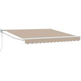 Nadstrešnica Bež 300 x 250 x 165 cm Poliester i metal | shoptok.hr