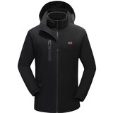 INF Črna ogrevana jakna (baterija ni priložena) L, (21639117) | Shoptok.si