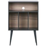 WOOOD crna vitrina za gramofon od borovine James Cijene