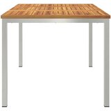  TrpezarijskiStol Smeđa 150 x 90 x 75 cm Čvrsto drvo akacije | shoptok.hr