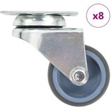 vidaXL Udvojeni okretni kotačići 8 kom 50 mm | shoptok.hr