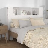 vidaXL vzglavna omarica bela 140x18,5x104,5 cm | Shoptok.si