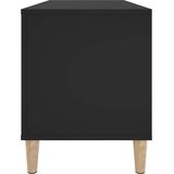Ormarić za ploče crni 100 x 38 x 48 cm od konstruiranog drva | shoptok.hr