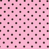 The Unique Paper Company Pink Birthday - Ukrasni papir tabak - Pink Birthday, Mini Black Spot on Pink Cene