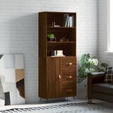 vidaXL Visoka komoda boja hrasta 69 5x34x180 cm od konstruiranog drva Cijene