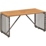  Set vanjskog namještaja 9 pcs Siva i tamnoplava poliratan | shoptok.hr