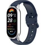 INF Združljivo z Xiaomi Band 8/9 Silikonski pašček z enojno zaponko Blue, (5000079332) | Shoptok.si